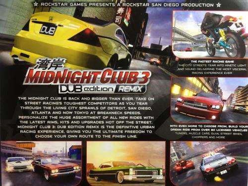 PS2 - Midnight Club 3 Dub Edition Remix