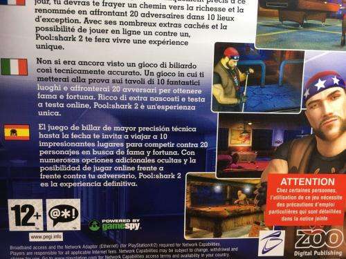 PS2 - Pool Shark 2