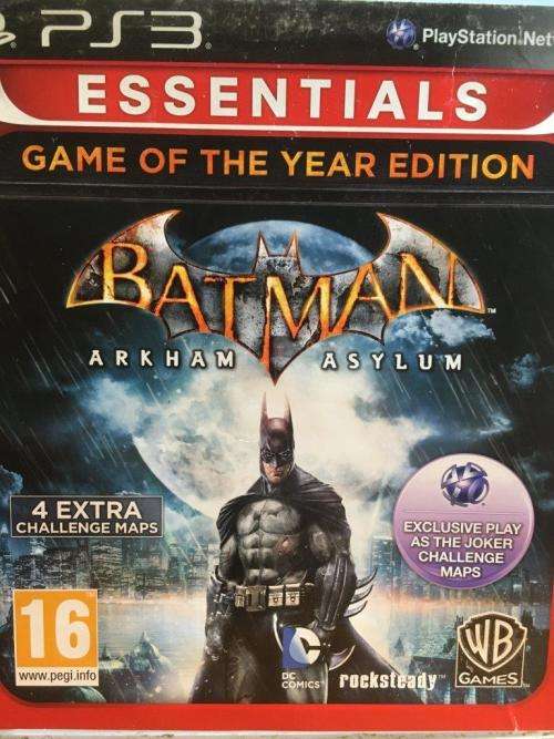 PS3 - Batman Arkham Asylum Game of the Year Edition - Essentials