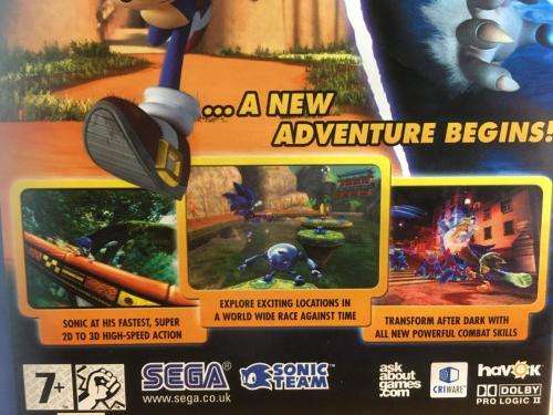 PS2 - Sonic Unleashed