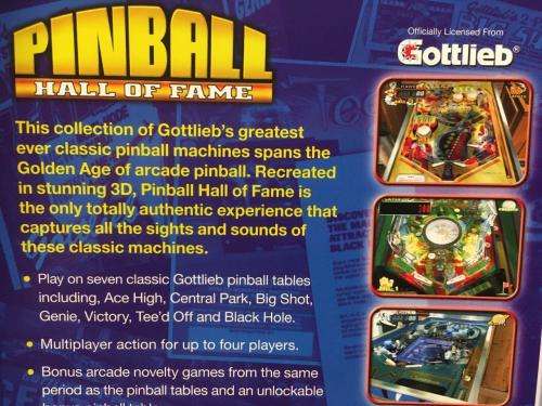 PS2 - Pinball Hall of Fame The Gottlieb Collection