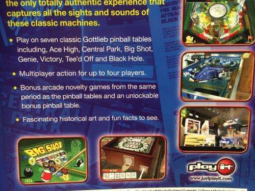 PS2 - Pinball Hall of Fame The Gottlieb Collection