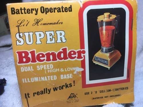 Vintage - Lil Homemaker Super blender Alps Toy Made in Japan (Working) Circra 1970`s