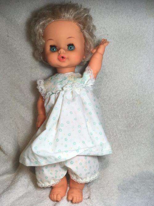 Vintage Doll Circa 70`s G.A.Dea Made in Italy - Battery operated +-39cm