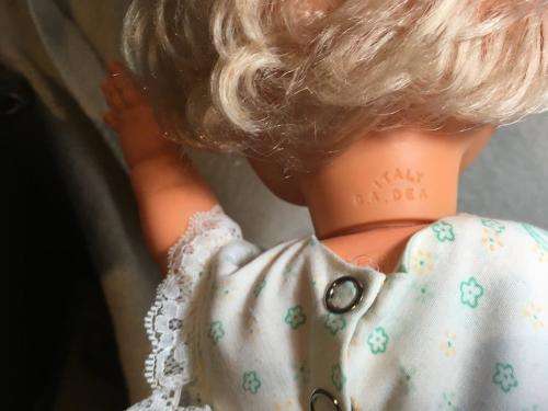 Vintage Doll Circa 70`s G.A.Dea Made in Italy - Battery operated +-39cm