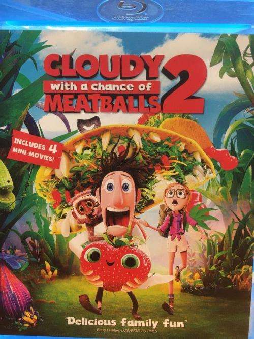 Blu-ray - Cloudy With A Chance of Meatballs 2