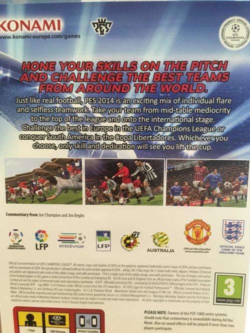 PSP - Pro Evolution Soccer 2014 PES2014