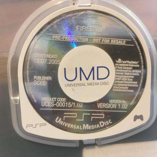PSP - Fired Up (Pre production - not for resale UMD)