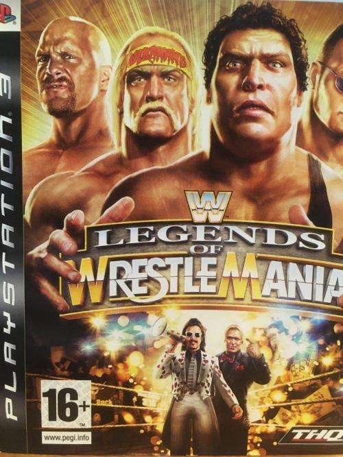 PS3 - WWE Legends of Wrestle Mania (C/W sealed DVD)