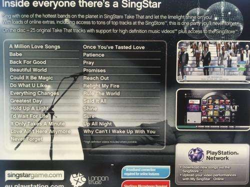 PS3 - Singstar - Take That