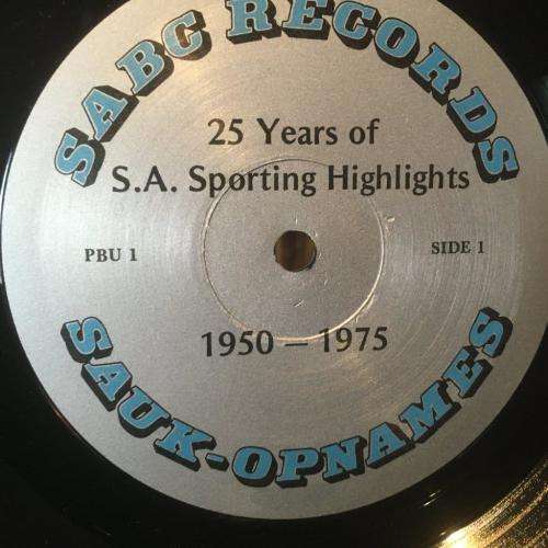 LP - 25 Years of S.A. Sporting Highlights 1950-1975 (Double LP)