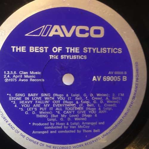 LP - The Stylistics The Best of