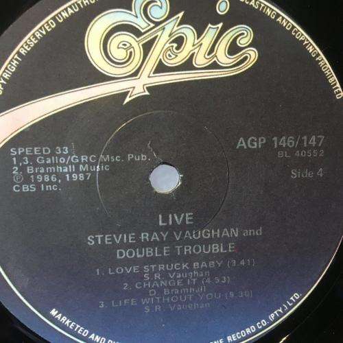 LP - Stevie Ray Vaughan and Double Trouble - Live Alive (AGP 146/147)