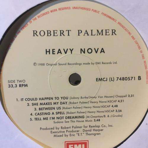 LP - Robert Palmer - Heavy Nova