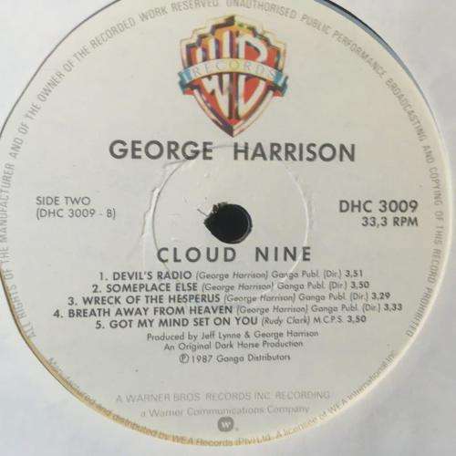 LP - George Harrison - Cloud Nine (DHC 3009)