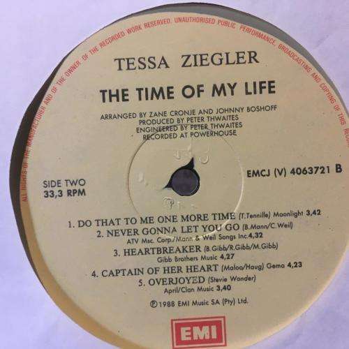 LP - Tessa Ziegler - The Time of My Life (EMCJ(V) 4063721)