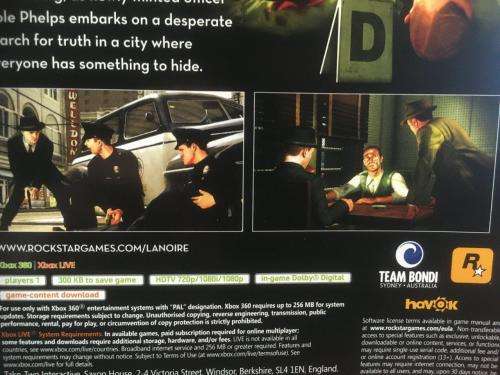Xbox 360 - L.A. Noire