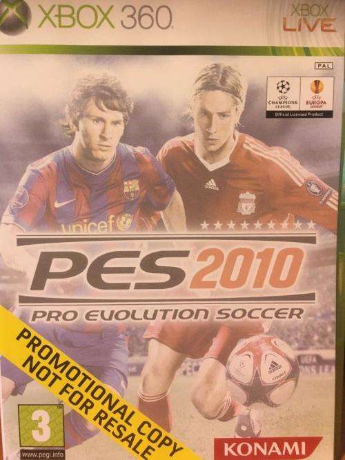Xbox 360 - PES 2010 Pro Evolution Soccer 2010 - Promo Copy