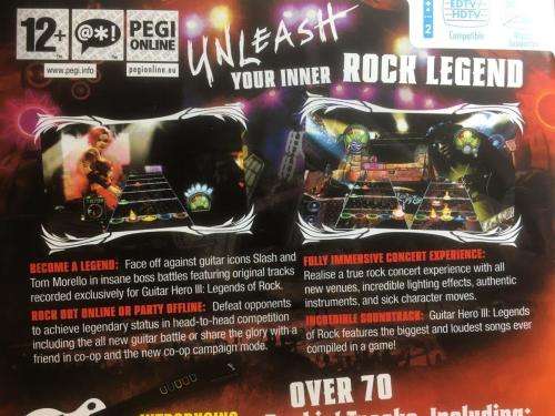 Wii - Guitar Hero Legends of Rock