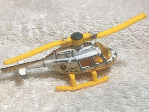 Vintage Corgi Juniors Pair of Helicopters made in GT Britain +-7.5cm long