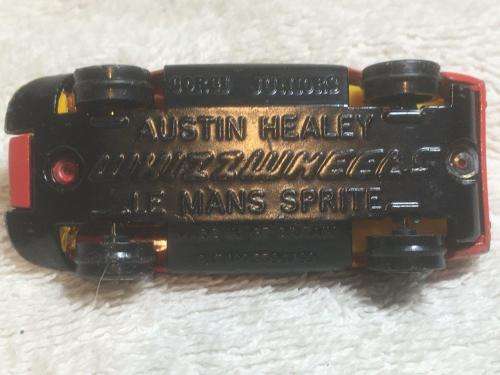 Vintage Corgi Juniors Whizzwheels Austin Healey Le Mans Sprite made in GT Britain +-7.5cm long