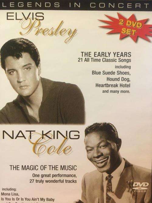 DVD - Legends In Concert - Elvis Presley & Nat King Cole (2 DVD Set)