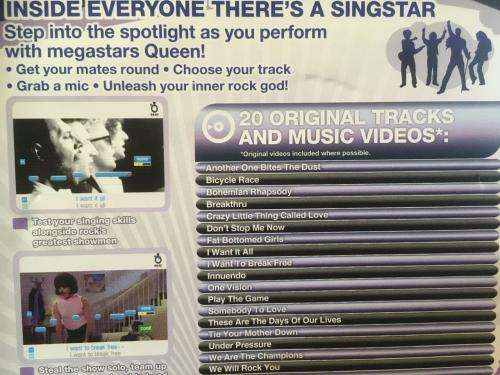 PS2 - Singstar Queen