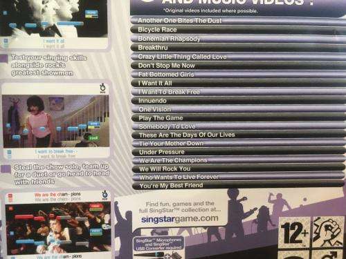 PS2 - Singstar Queen