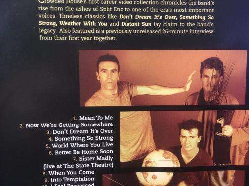 DVD - Crowded House - Dreaming the Videos
