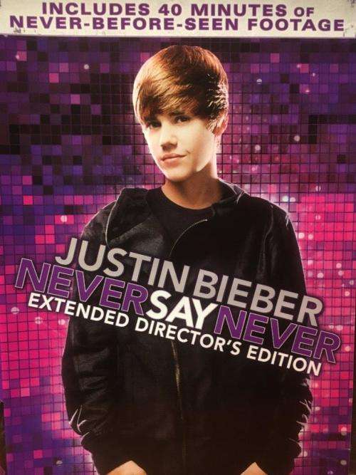 DVD - Justin Bieber Never Say Never Extended Directors Cut