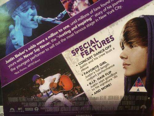DVD - Justin Bieber Never Say Never Extended Directors Cut