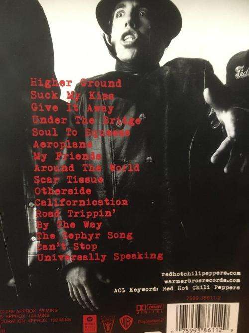 DVD - Red Hot Chili Peppers Greatest Videos
