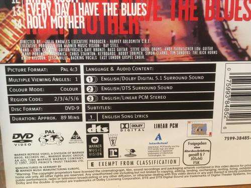 DVD - Eric Clapton Live In Hyde Park