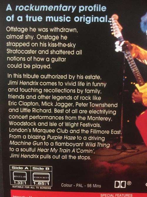 DVD - Jimi Hendrix