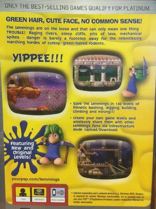 PSP - Lemmings - Platinum