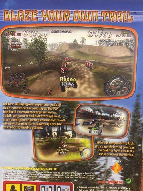 PSP - ATV Offroad Fury Blazin Trails