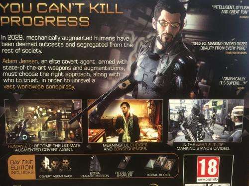 PS4 - Deus Ex Mankind Divided