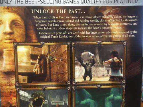 PS2 - Lara Croft Tomb Raider Anniversary  Platinum