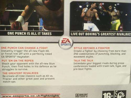 PS2 - EA Sports  Fight Night Round 3