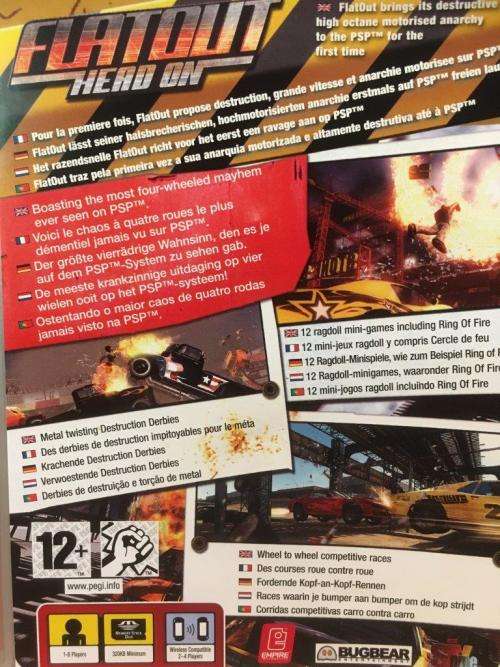 PSP - Flatout Head on