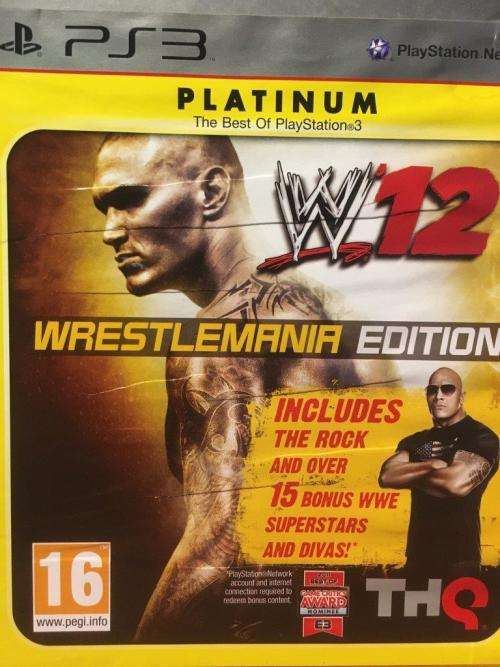 PS3 - WWE 12 Wrestlemania Edition - Platinum