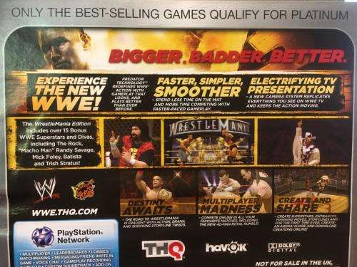 PS3 - WWE 12 Wrestlemania Edition - Platinum
