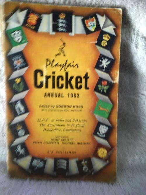 Vintage Playfair Cricket Annual 1962