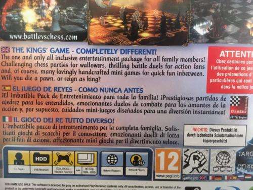 PS3 - Battle vs. Chess