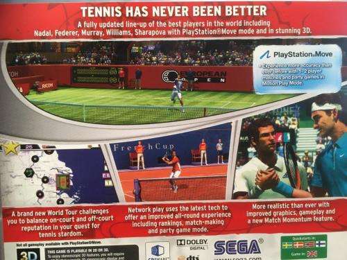 PS3 - Virtua Tennis 4 (Move Features)