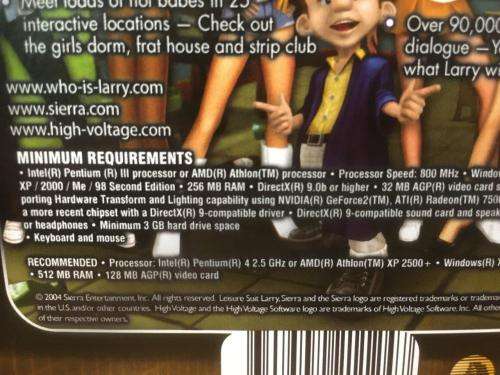 PC - Leisure Suit Larry MAGNA CUM LAUDE Uncut