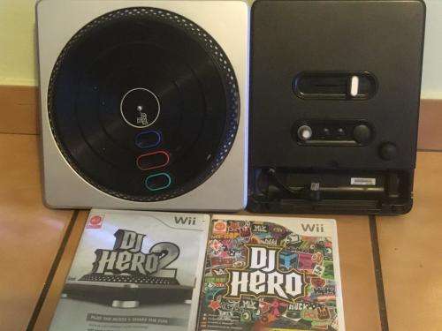 Wii - DJ Hero Deck + DJ Hero 1 & 2