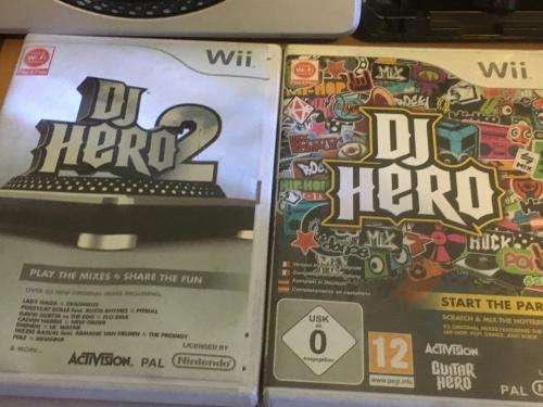 Wii - DJ Hero Deck + DJ Hero 1 & 2