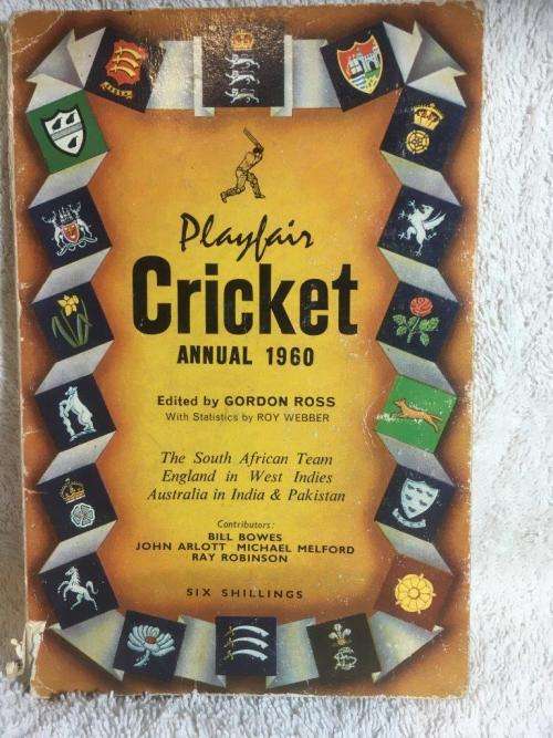 Vintage Playfair Cricket Annual 1960