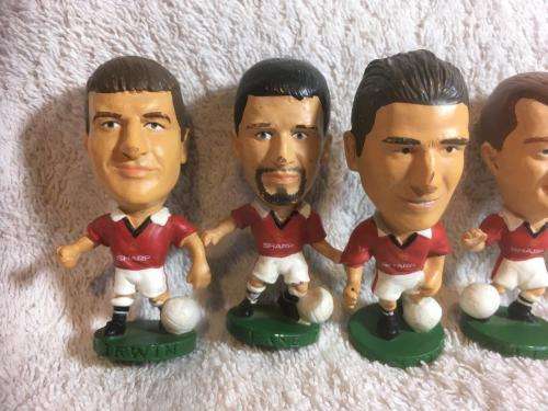 Job Lot Vintage Manchester United (SHARP)  Corithians Figures x 8